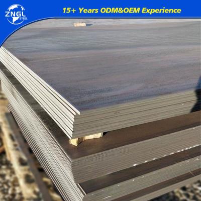 China Q235B Q355b St37 St52 Warmgewalste platen van koolstofstaal voor industriële toepassingen Te koop