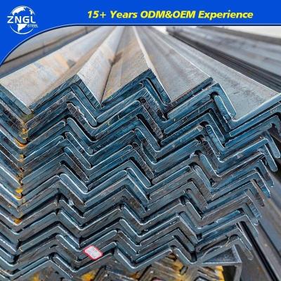 China Hot Rolled Galvanized Steel Angle L Shape ASTM GB JIS ABS RoHS En S235jr S275jr S355jr A572 Gr50 Gr60 Gr70 A36 Ss400 for sale