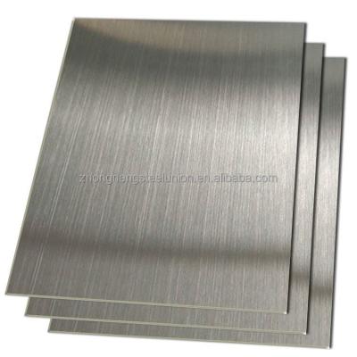 China 304 Haarlinie Finish Edelstahlblech mit Warmwalztechnik und quadratischer Form zu verkaufen