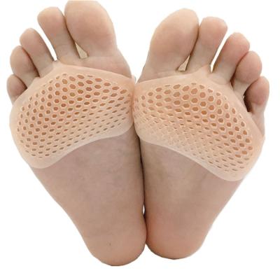 China In Shoe Wholesale Honeycomb Design Silicone Gel Breathable Ball Of Foot Pad Pad For Pain Relief for sale