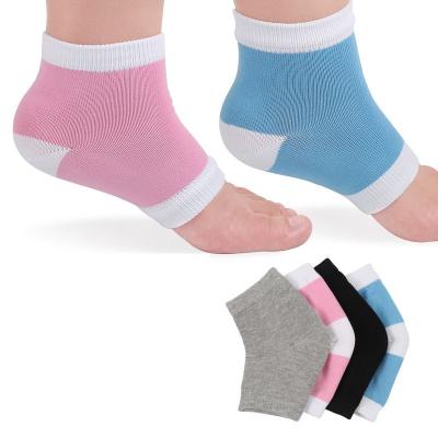 China In Shoe Breathable Feet Care Moisturizing Treatment Sleeves Gel Heel Socks For Dry Hard Cracked Heels for sale