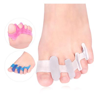 China Low Price Durable Adult Big Toe Cushioning Thumb Valgus Corrector Sebs Toe Pressure-Relief Separator Durable Day and Night for sale