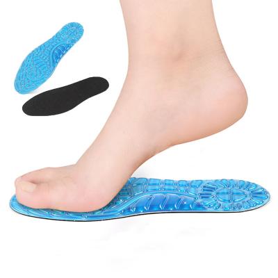 China In Shoe Size Cuttable GEL Massaging Insoles Shock Absorption Fasciitis Foot Care Insole Plantar Sports Shoe Insoles For Man And Women for sale