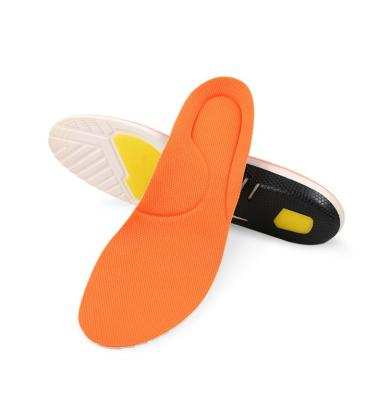 China Soft With Breathable Ergonomic Shock Absorbing Sweat Absorbing PU Foam Comfortable Insoles For Women And Men for sale