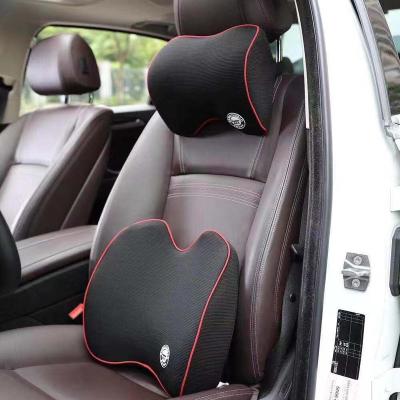 China Geometric Cheap Price Memory Foam Mesh Car Neck Pillow Car Neck Rest Pillow Cushion for sale