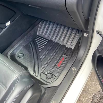 China Custom Business PVC Strip Floor Mats Carpet Front And General Car Rear Carpet Floor Mats For Car for sale