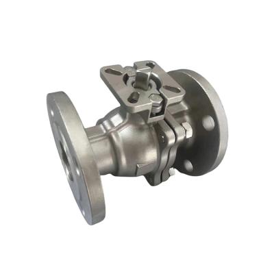 China General Stainless Steel 1-PC Wafer Flanged Ball Valve 2-PC Flanged Ball Valve 3-PC Ball Valve With Direct Mounting Bracket for sale