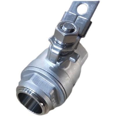 China General Stainless Steel PC Ball Valve 2 SS 304/316 Stainless Steel Butt Weld Welding Two-piece Ball Valve for sale