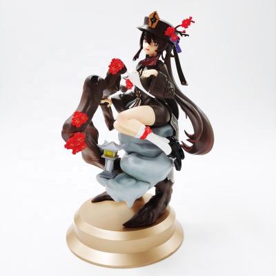 China HU Tao Anime Figure Klee Hibana PVC Impact Materia 23cm Genshin Impact Ganyu Genshin Action Figure Genshin Impact Paimon Keqing Figure Model Doll Toys for sale