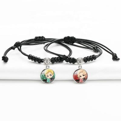 China Tokyo foreign trade avengers bracelet gift CLASSIC simple weaving black gift for sale