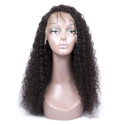 China Water Curl Pineapple Color 6x13 Natural Lace Front Long Wavy Filipino Wig for sale