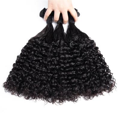 China Good Thickness with Few Cuticle Aligned Extensions 100% Remy Indian Temple Human Hair Fumi Loose Weave Double Drawn Virgin Royce Cheap Short Hair China for sale