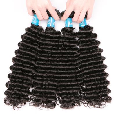 China Good Thickness With Little Mink Brazilian Short Hair 10a 11a 12a Grade And Deep Wave Peruvian Hair Bundles With Closure From Brazil To Mozambique for sale