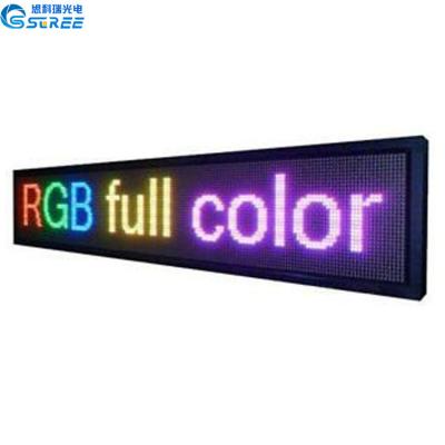 China Outdoor Advertising Led Screen RGB Full Color P10 LED Message Sign P10 LED Scrolling Text Sign, Full Color Moving LED Text Display for sale