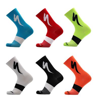 China High Quality Wholesale Custom Logo Mens Nylon Womens Breathable Cycling Running Sports Socks Marathon Socks for sale