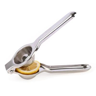 China Stainless Steel Metal Sustainable Manually Press Lemon Squeezer Squeezer for sale