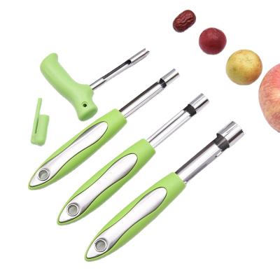 China Viable Home Kitchen Stainless Steel Fruit Seed Remover Apple Hollow Puncher For Pear Cherry Jujube for sale