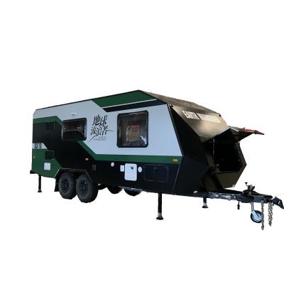 China High Quality Outdoor Travel Trailers Bunk Bed Caravan Off Road Motorhome RV Truck Hybrid Camper for sale