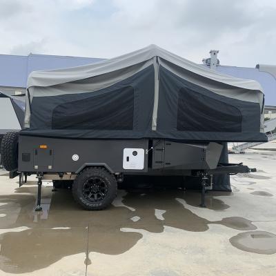 China Outdoor Travel Off Road Folding Tent Camper Trailer Sale Expedition Tent Trailers With Australia Standards Mobile Home for sale