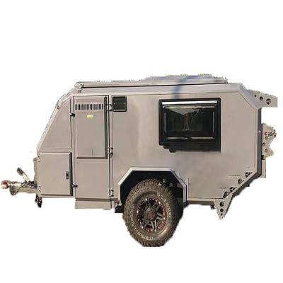 China Outdoor Travel Off Road Caravans Car Trailers Light Road Camper Trailer Bathroom Moving Home RVs for sale