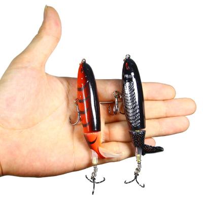 China Topwater Bait Lure Big Lie Plastic Snap Lie Plopper Lure Plastic Hard Lure for sale