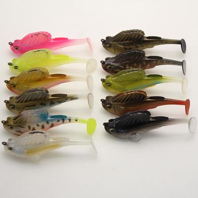 China 8cm14g 20g Lead Jig Bait Jig Bait T Tail Lure Artificial Soft Jigbait Jigging Fish Soft Jig Fishing Jumping Fish Bait for sale