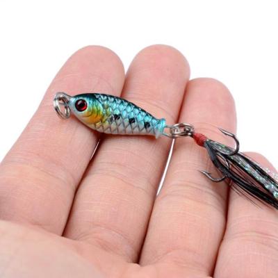 China Bass Sea Jig Feathers Fishing Lure Pesca Fishing Lure Building Metal for sale