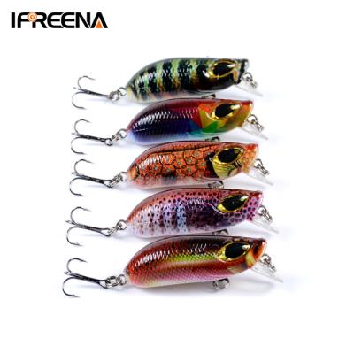 China Bass Micro Shallow Fish Lure Painted Square Bill Crankbaits Float for sale