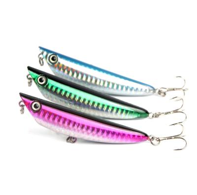 China best new hard bait bass jig plastic artificial pencil fishing lures FRT025 for sale