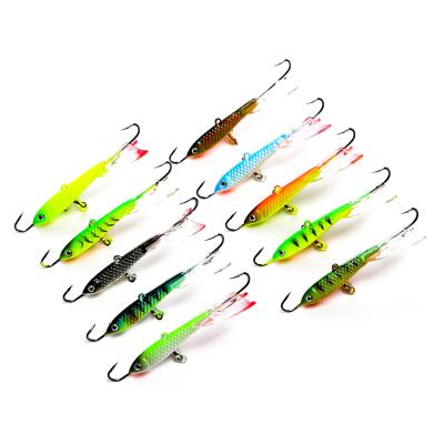 China IFREENA 30g/93mm Metal Jig Material Fishing Lure Realistic Hard Artificial Winter Ice Fishing Sinking Lure for sale