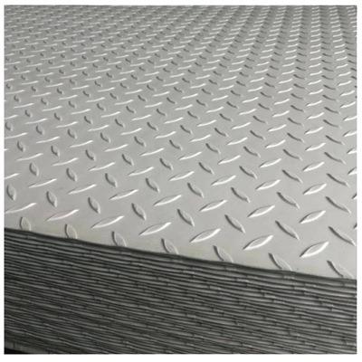 China Hot Rolled Stainless Steel Chequered Plate Non- Slip Patterned Diamond Plate for sale