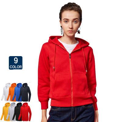 China Spring 03CHM0003 Autumn High Quality Women Mens Zipper Streetwear Jacket Drawstring Sports Unisex Cotton Hoodie Breathable for sale