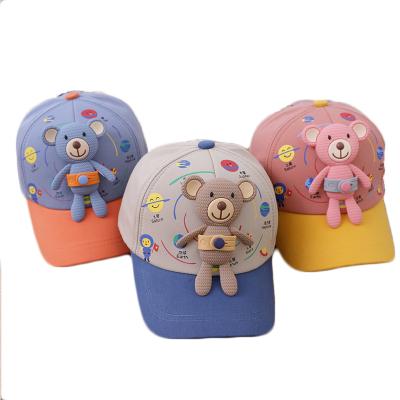 China Picture Outdoor Sport Kids Travel Cute Beer Peaked Baseball Hats Adjustable Cap for sale