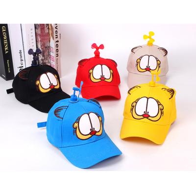 China Picture Outdoor Sport Kids Summer Cartoon Brim Baseball Hats Embroidered Adjustable Hat Lovely for sale