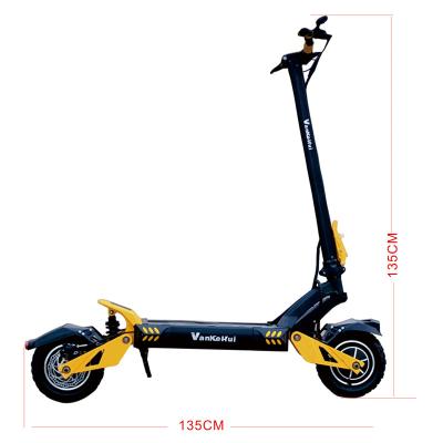 China OEM unisex electric scooter 1600W big motor two wheel lithium certificate 60V 32AH EEC COC double drive electric scooter for sale