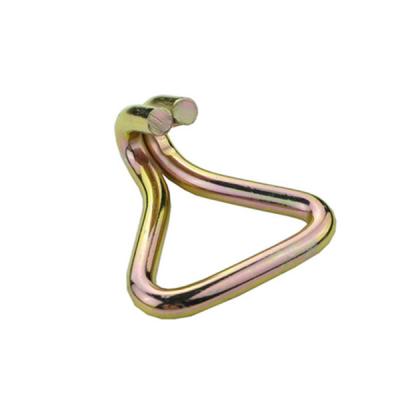 China Hot Sales Safety Cargo Lashing Webbing Stainless Steel J Swan hook for Tie Down for sale