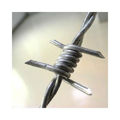 China Eco-Friendly Galvanized Barbed Wire Protective Barrier Roll for sale