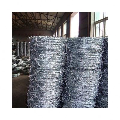 China Wholesale Price Barrier Guards Metal Four Point Eco Friendly Barb Wire Roll Fence for sale