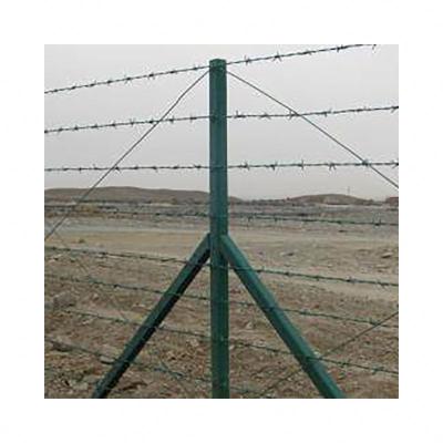 China Eco Friendly Low Carbon Steel Camping Fence Protective Barb Wire Fence Roll for sale