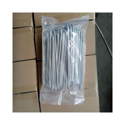 China Other Artificial Lawn Turf Nails Galvanized Green Lawn Nail for sale