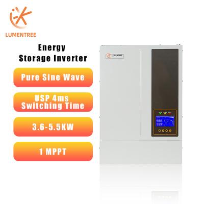 China Solar Power System Home Lumentree Hybrid Solar On/Off Inverter 48V 3KW 5KW 3.6kw 5.5kw Solar Inverters Built In MPPT Solar Controller for sale