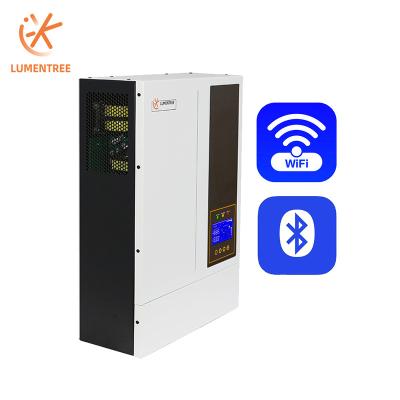 China Home Solar Power System Inverter 3.6kw 5.5kw On/Off-Grid Hybrid Solar Inverters With Mppt Solar Charge Controller 3000w 5000w for sale