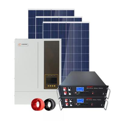 China Solar Power System Home 5500W ON/OFF GRID INVERTER 5KW 48V MPPT SOLAR HYBRID INVERTER CAN WORK WITHOUT BATTERY for sale