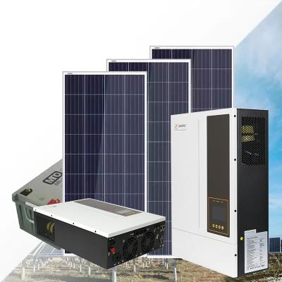 China Solar Power System Home Ready to Board Lumentree 5500W Hybrid Solar Inverter 48V ON/Off-Grid Solar Invertesr for 3.6kw 5.5kw Solar System for sale