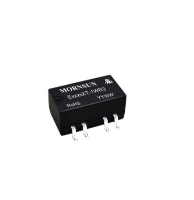 China Mornsun E0505XT-1WR3 DC-DC Converter Fixed 1W E0505XT-1WR3 11.40 7.25mm Input Voltage Isolation and Unregulated Single Output Converter 15.24 for sale