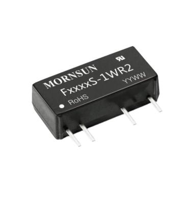 China Mornsun F1224S-1WR2 DC-DC Converter Fixed Input Voltage , Unregulated Dual / Single Output 1W F1224S-1WR2 Converters 19.50 6.00 9.30 mm for sale