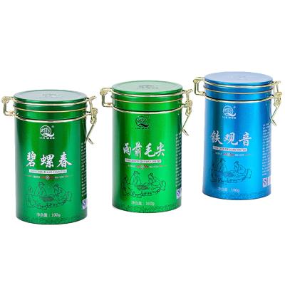 China Wine Star Tea Capsule Lip Balm Metal Tea Coffee Packaging Container With Inner Lid Rolled Flat Rectangular Tin Box for sale