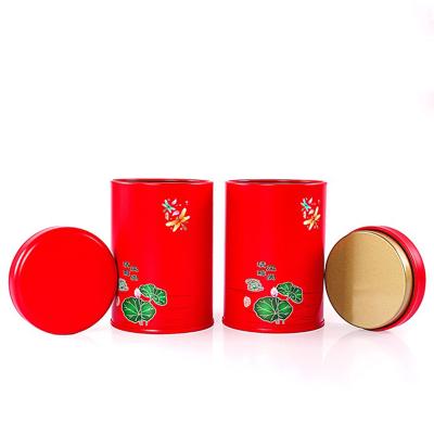 China Tea Star Packaging 5.2oz PVC Window Aluminum Tin Spice Packaging Metal Tin With Clear View Tops For 150g Spice Tin Box for sale