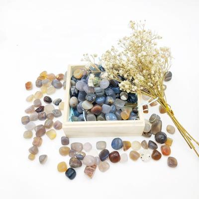 China Wholesale Natural Europe Crystal Therapy Rock Quartz Agate Tumbled Stone Healing Crystal Gravel for sale