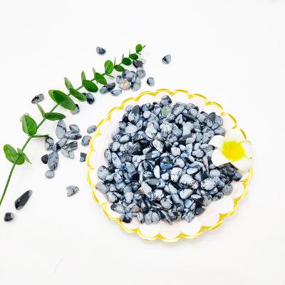 China Wholesale Natural Gemstone Crystal Tumbled Stone Mineral Strip Crystal Gravel from Europe Snow for sale